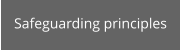 Safeguarding principles
